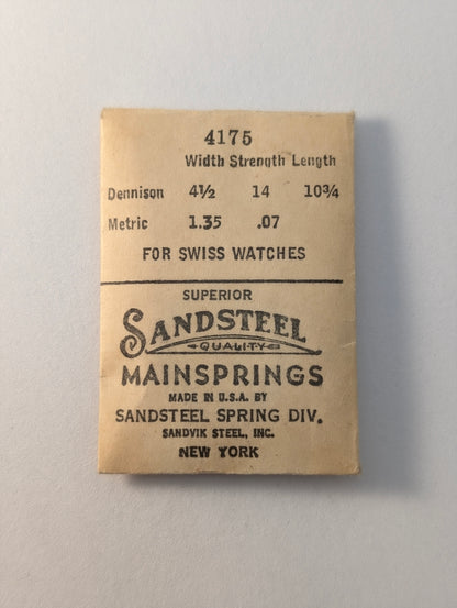 Mainsprings - Sizes From 1mm To 1.40mm In Width